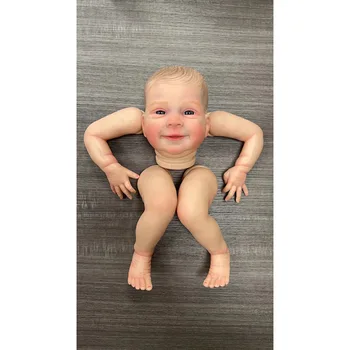 18-дюймовый комплект куклы-Реборн Sebastian, лимитированная серия, реалистичная 3D раскрашенная кожа, видимые вены, детали куклы-Реборн с телом и глазами