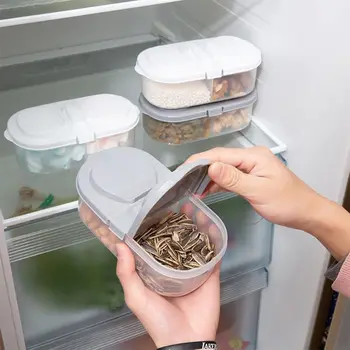 2 Решетчатый Пищевой Контейнер Для Хранения Обеденных Фруктовых Закусок Коробка Для Хранения Холодильника Crisper С L 87HA