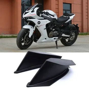 2 шт. Пластиковый комплект аэродинамических крыльев для мотоцикла, скутера, накладка на крыло с наклейкой для Honda Suzuki Yamaha Kawasaki BMW New