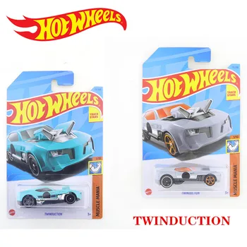 2023-73 Оригинальные Hot Wheels TWINDUCTION Mini Alloy Coupe 1/64 Металлическая Модель Автомобиля, Изготовленная на заказ, Детские Игрушки в Подарок