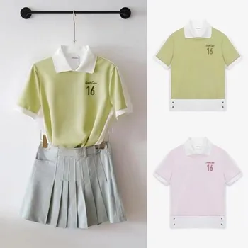 2023 Летняя новая женская футболка для гольфа с коротким рукавом Дышащая повседневная верхняя тренировочная рубашка Спортивная рубашка Женская одежда для гольфа