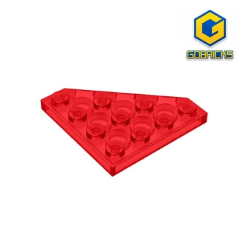 Gobricks GDS-554 Клин, пластина с вырезанным углом 4 x 4, совместимая с 30503 детскими строительными блоками 