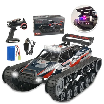 JJRC G2063 1:12 Военный Радиоуправляемый Танк High Speed Drift Spray Tank Сверхмощный Радиоуправляемый Игрушечный Автомобиль С Задним Фонарем Spray Boy Toys Gift