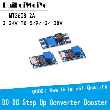 MT3608 DC-DC Повышающий преобразователь Booster Модуль питания Boost Повышающая плата Выход TYPE-C/ Micro USB 2A 28V Max