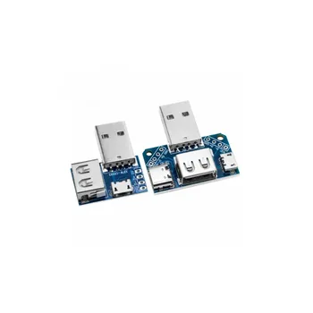 USB-головной коммутатор с разъемом USB для подключения к Type-c Micro Female USB 2.54-4P тестовая плата для передачи данных USB-переходная пластина XY-USB4
