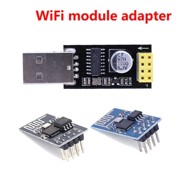 USB к ESP8266 Модуль беспроводной платы разработки WiFi Поддержка систем Windows Адаптер ESP-01 Твердотельный конденсатор 1000 мкФ
