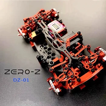 ZERO-Z DZ01 AWD Цельнометаллический Дрифт/Гоночный 1/28 Каркас радиоуправляемого автомобиля XRX DRZ ATM DriftArt Wltoys K989 K969 Mini-Q Mini-Z Kyosho