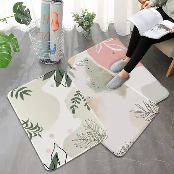 Абстрактный скандинавский геометрический коврик для ванной комнаты, моющийся нескользящий Диван В гостиной, стулья, коврик для кухни, приветственный коврик