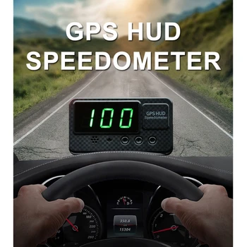 Автоматический Автомобильный GPS Спидометр Компас с 3-Дюймовым Экраном, Проектор Скорости, Сигнализация Превышения Скорости для Головного Дисплея Спидометра D7YA