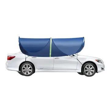 Автомобильный солнцезащитный козырек на крыше, солнцезащитный козырек на лобовом стекле, Полностью защищающий от ультрафиолета, Автомобильный зонт со съемным зарядным устройством