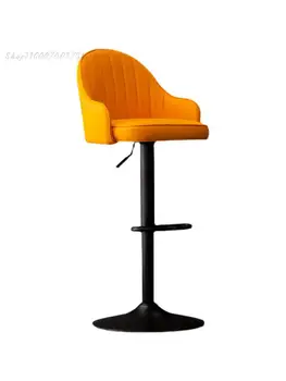 Барный стул home light роскошный барный стул современный минималистичный высокий табурет со спинкой барного стула подъемный табурет для стойки регистрации барный стул