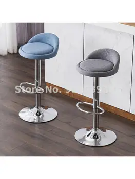 Барный стул, подъемный вращающийся барный стул, Высокий табурет для дома, современный простой стул для кассира на стойке регистрации