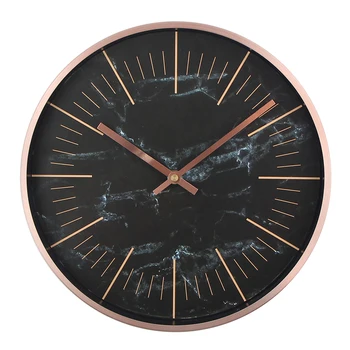 Бесшумные часы Современный дизайн Кварцевые Металлические Настенные часы Дизайнерские Часы Wandklok Бесшумная настенная роспись Horloge