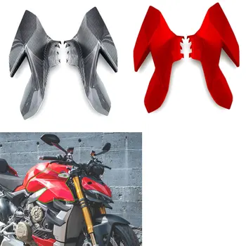 Для Мотоцикла Ducati Streetfighter V4 V4S 2020-2023 Левый И Правый Передний Бензобак Боковая Крышка Панель Отделка Обтекателя Рамка Аксессуары