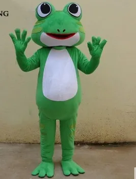 Забавный костюм зеленой куклы-лягушки, пропагандистский талисман, Мультяшная аниме-одежда для взрослых, Хэллоуин, Пасхальные вечеринки