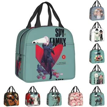 Изготовленная на заказ Семейная сумка для ланча Spy X, женские термоохладители, изолированные ланч-боксы для детей, Школьная сумка для хранения свежих фруктов