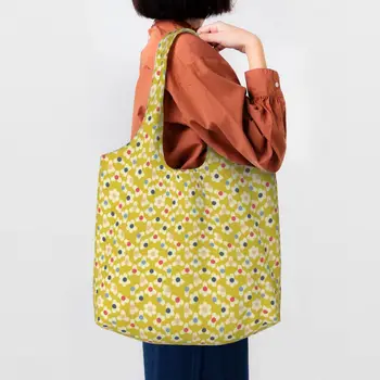 Изготовленные на заказ холщовые хозяйственные сумки He Loves Me с морошкой, женские прочные сумки для покупок большой емкости Orla Kiely, сумка для покупок, сумки