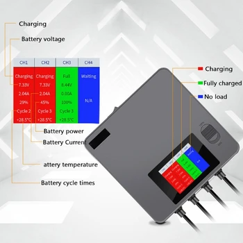 Интеллектуальное Мультизарядное Устройство 4 в 1 для Дронов Mini 3 Pro/3 Battery Charging Hub Быстрое Интеллектуальное Зарядное Устройство с USB-Выходом 896C