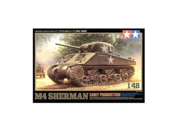 Комплект масштабной модели Tamiya 1/48 32505, M4 Sherman (раннее производство)