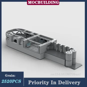 Коридорная система серии MOC Space Модель мостовой комнаты Сборка строительных блоков Коллекция игрушек в подарок