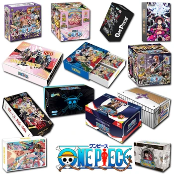 Коробка для коллекционных карточек One Piece Процесс бронзирования персонажей аниме Детские игрушки Игральные карты с изображением сексуальной аниме-мультяшной девушки
