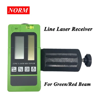 Лазерный приемник New Lines Детектор для Norm Лазерный уровень с импульсным режимом для выравнивания красного/зеленого луча Измерительный инструмент Бесплатная доставка