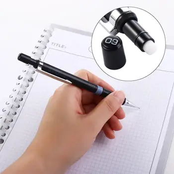 Металлический карандаш 0,3 0,5 0,7 0,9 Металлическая ручка Механическая Автоматическая HB 2B Свинцовый Инженерный карандаш для рисования