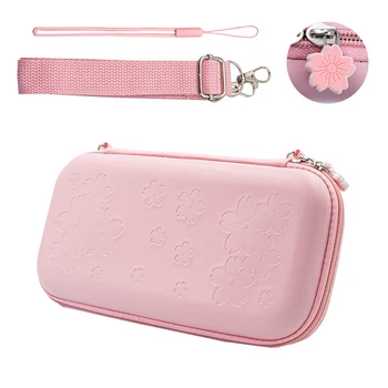 Модная дорожная сумка для переноски Kawaii Sakura для хранения игровой консоли Nintendo Switch Lite, чехол для коробки, милый защитный чехол