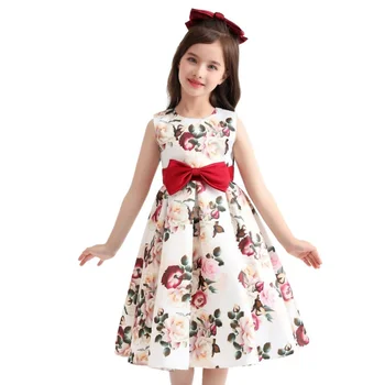 Модное платье для маленькой девочки, милое платье принцессы, детское платье на лето, одежда для маленьких девочек
