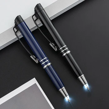 Модный дизайн, высококачественная шариковая ручка со светодиодной подсветкой для телефона, офисная ручка для деловых людей, купить 2 подарка для отправки