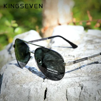Мужские солнцезащитные очки KINGSEVEN нового поколения, поляризованные солнцезащитные очки с антибликовым покрытием, очки для вождения Gafas De Sol