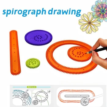 Набор для рисования простым спирографом для детей, новая дизайнерская игрушка для рисования для детей, рекламные игрушки