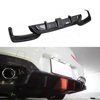 Обвесы для губ заднего бампера из углеродного волокна, диффузор, автомобильные аксессуары для BMW 6 серии F06 F12 F13 M6 M Tech 2012-2017