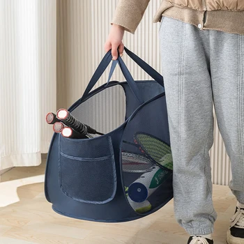 Прозрачная корзина для хранения белья, сверхмощная сумка для фитнеса для тренировок