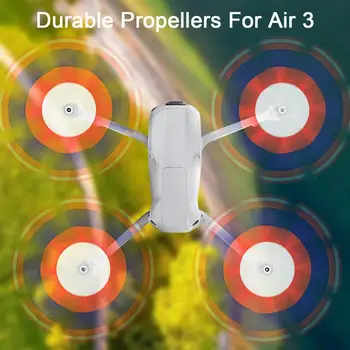 Пропеллер с низким уровнем шума при полете для Air 3 Улучшите впечатления от Air 3 благодаря бесшумным быстросъемным пропеллерам с шумоподавлением Air