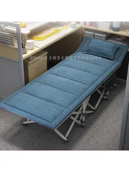 Раскладная кровать односпальная офисная кровать для сна откидывающееся кресло обеденный перерыв кровать для сопровождения на дом простая переносная раскладушка