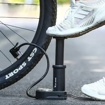 Сверхлегкий Портативный Велосипедный Насос MTB Дорожный Велосипедный Ножной Насос Presta & Schrader Dunlop Valve Для Накачки Воздуха В Велосипедных Шинах