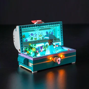 Светодиодная подсветка Vonado для строительных блоков Diy 43229 Ariel's Treasure Chest с батарейным отсеком (модель в комплект не входит)