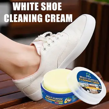 Средство для чистки белой обуви, Многофункциональное средство для удаления пятен на обуви, Портативный Крем для чистки белой обуви Для кожаных кроссовок, спортивной обуви.