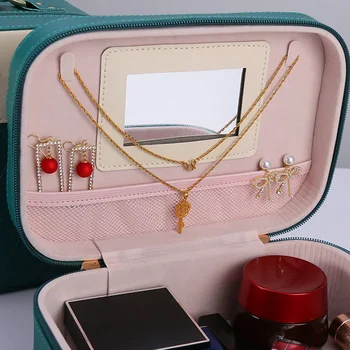 Стильный косметический чемодан контрастного цвета, Многоцелевая легкая сумка для стирки на открытом воздухе