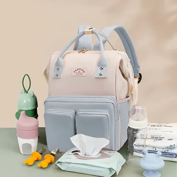 Сумка для детских подгузников, сумка для мамы, рюкзак, водонепроницаемая сумка для хранения вещей, многофункциональная водонепроницаемая сумка для беременных, для путешествий на открытом воздухе