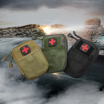 Сумка-кошелек EDC, портативная аптечка первой помощи, поясная сумка, нейлоновая износостойкая легкая сумка для походов, альпинизма, чрезвычайных ситуаций