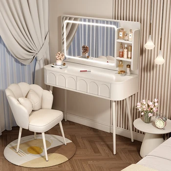 Туалетный столик в спальне, мобильный органайзер Nordic Luxury, Столик для макияжа, Принадлежности для хранения косметики Para Dormitorio