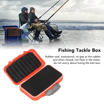 Утолщенная Многофункциональная коробка для рыболовных снастей с двойным открыванием, 4-сторонняя Противоударная Герметичная Водонепроницаемая коробка для рыболовных снастей