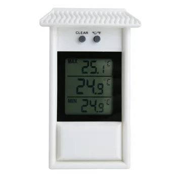 Цифровой термометр с функцией памяти для максимального и минимального значений, Электронный термометр, бытовые термометры, Уличный термометр для настенного помещения