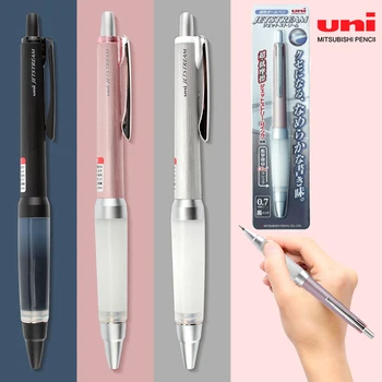 Шариковая Ручка Uni SXN-1000 С Защитой От усталости Гелевые Ручки Нажимного Действия 0,7 мм Металлический Бочонок Jetstream Мягкая Ручка Резиновые Ручки для Письма